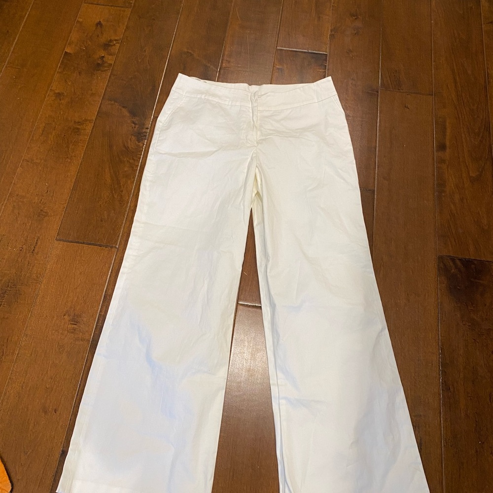 NWOT White cotton trouser